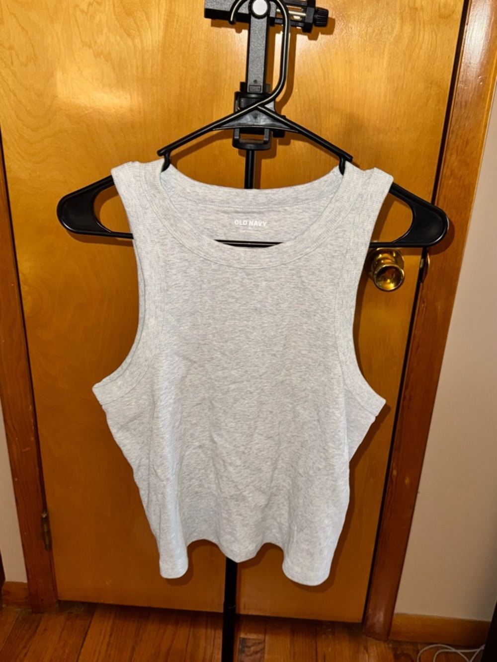 Old Navy Light Heather Gray Women's Tank Top